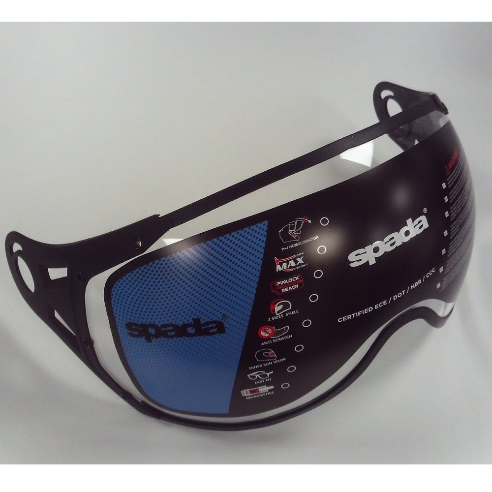 thumbnail image 2 of Pinlock Anti-Fog Visor Insert For Spada Raiden Motorcycle Helmet - Clear 2 of 5