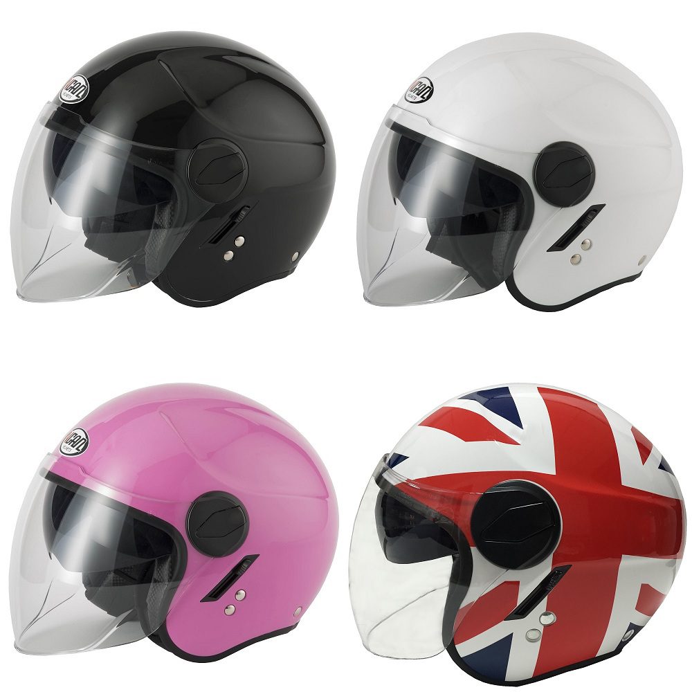 VCAN V85C 3/4 Open Face Motorcycle Helmets / DOT Approved – Vcan - View #9