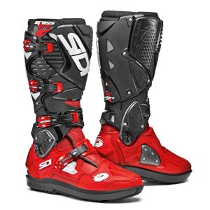 Sidi Crossfire 3 SRS CE Motorcycle Boots Red Black 1