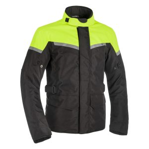 Oxford Spartan Long Jacket – Black/Fluo Oxford Spartan Long Motorcycle Jacket Flo 1