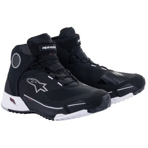 Alpinestars CR-X Drystar Motorcycle Boots Black White 1