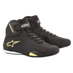 Alpinestars Sektor Boots – Black/Fluo Alpinestars Sektor Motorcycle Boots Fluo 1
