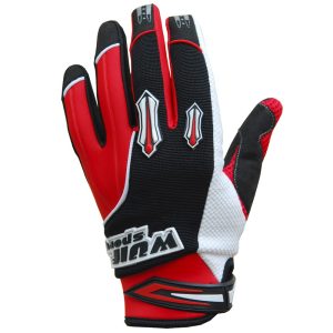 Wulfsport Cub Stratos Kids Gloves – Red Wulfsport Cub Stratos Motocross Gloves Red