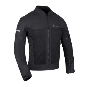 Oxford Spartan Air Jacket – Stealth Black Oxford Spartan Air Motorcycle Jacket Black 1