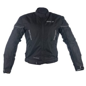 Bike It Insignia Women’s Jacket – Black Bike It Insignia Ladies Motorcycle Jacket Black 1