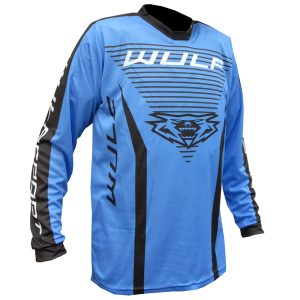 Wulfsport Linear Motocross Jersey Blue 1