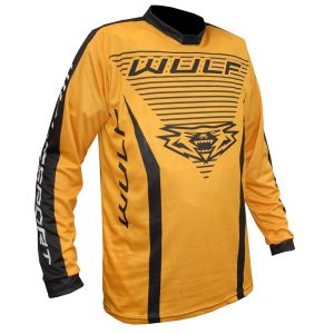 Wulfsport Linear Motocross Jersey Yellow 1