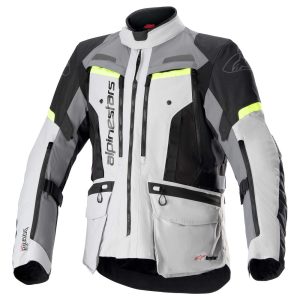 Alpinestars Bogota Pro Drystar Motorcycle Jacket Ice Grey 1