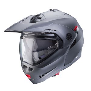 Caberg Tourmax X Plain Motorcycle Helmet Matt Gun 1