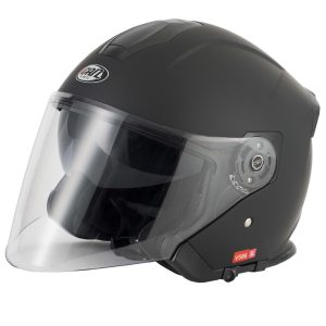 Vcan H586 Plain Helmet – Matt Black Vcan H586 Plain Motorcycle Helmet Matt Black 1