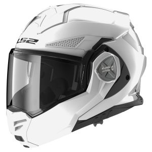 LS2 FF901 Advant X Plain Motorcycle Helmet White 1
