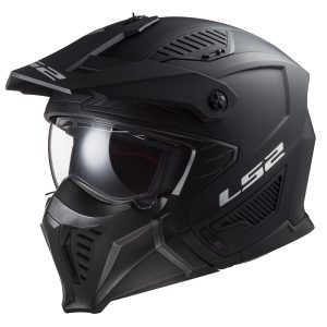 LS2 OF606 Drifter Plain Motorcycle Helmet Matt Black 1