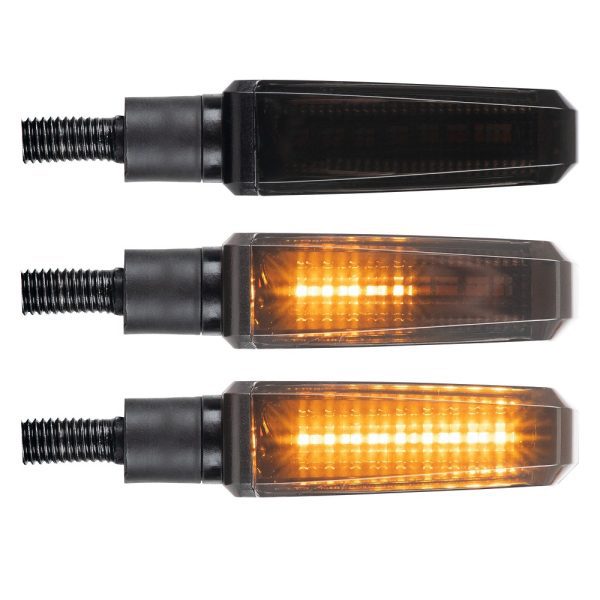 Oxford Dark Chaser Sequential LED Indicators - BDLA Motorbikes