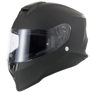 Vcan H151 Plain Motorcycle Helmet Matt Black 1