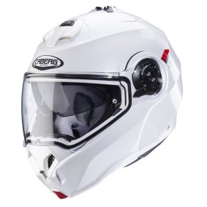 Caberg Duke Evo Plain Motorcycle Helmet White 1