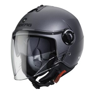 Caberg Riviera V4X Plain Motorcycle Helmet Matt Grey 1