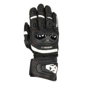 Oxford Nexus Gloves – Black/White Oxford Nexus 1.0 Motorcycle Gloves Black White 1