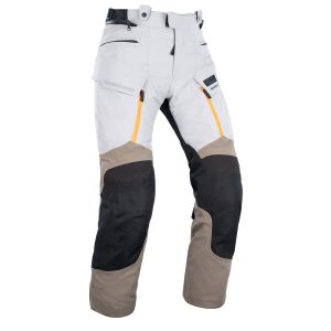 Oxford Stormland Trousers – Desert/Black/Orange Oxford Stormland TriLaminate Motorcycle Trousers Desert 1