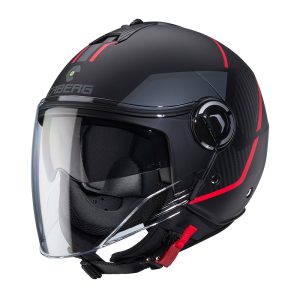 Caberg Riviera V4X Geo Motorcycle Helmet Red 1