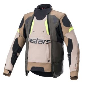 Alpinestars Halo Drystar Motorcycle Jacket Khaki Sand 1