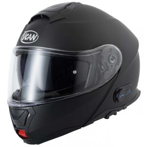 Vcan H272 Blinc Plain Motorcycle Helmet Matt Black 1