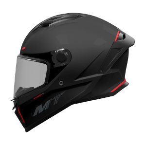 MT Stinger 2 Plain Motorcycle Helmet Matt Black 1