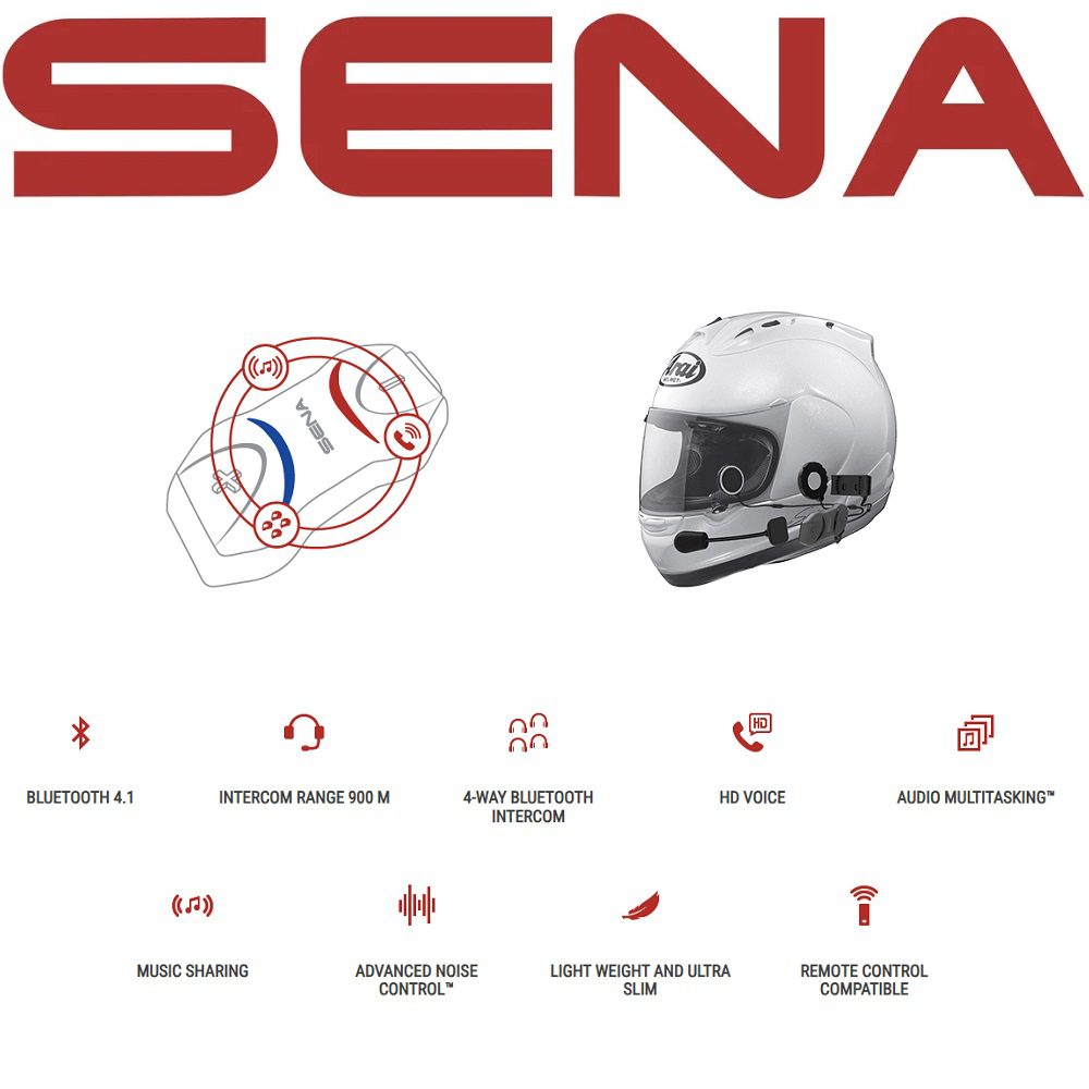10R-02D SENA 10r Low Profile Headset W/ Intercom Dual – RV And Auto Parts