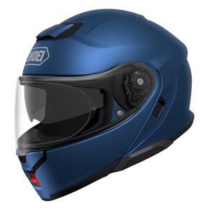Shoei Neotec 3 Plain Motorcycle Helmet Matt Blue 1