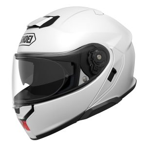 Shoei Neotec 3 Plain Motorcycle Helmet White 1
