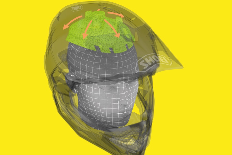 Shoei VFX-WR 06 Motocross Helmet Features 1