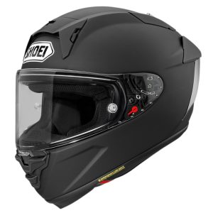Shoei X-SPR Pro Plain Helmet – Matt Black Shoei X-SPR Pro Plain Motorcycle Helmet Matt Black 1