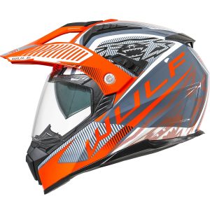 Wulfsport Optima Helmet – Orange Wulfsport Optima Dual Sport Helmet Orange 1