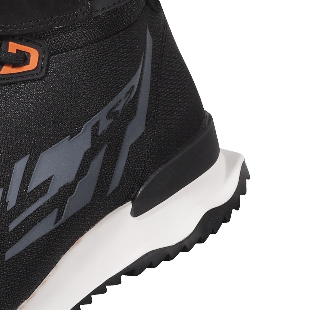 LS2 Acrux Motorcycle Boots Black Orange Features 3