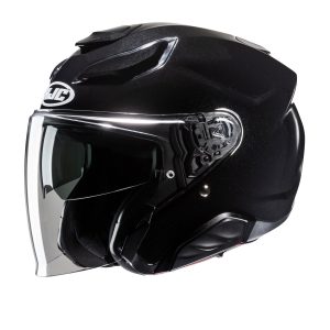 HJC F31 Plain Helmet – Black HJC F31 Plain Motorcycle Helmet Black 1