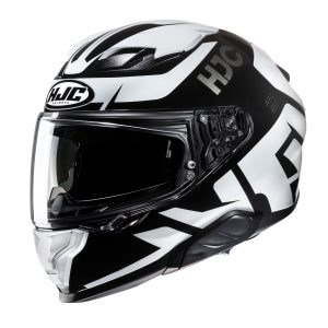 HJC F71 Bard Motorcycle Helmet Black 1