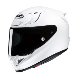 HJC RPHA 12 Plain Motorcycle Helmet Pearl White 1