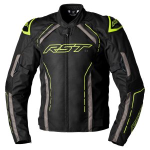 RST S1 Jacket – Grey/Yellow RST S1 Mens Motorcycle Jacket Grey Yellow 1