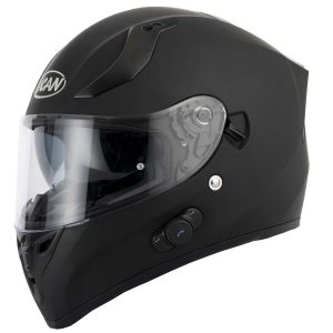 Vcan H128 Blinc Plain Motorcycle Helmet Matt Black 1.1