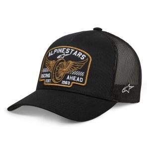 Alpinestars Heritage Patch Trucker Hat – Black Alpinestars Heritage Patch Trucker Hat Black 1