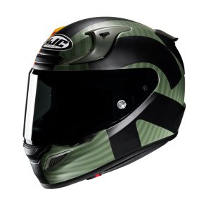 HJC RPHA 12 Ottin Helmet – Orange/Green/Black HJC RPHA 12 Ottin Motorcycle Helmet Orange Black 1