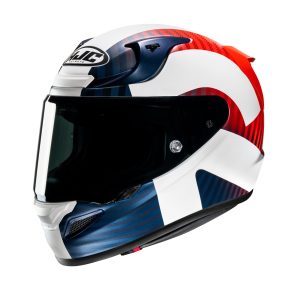 HJC RPHA 12 Ottin Motorcycle Helmet Red White Blue 1