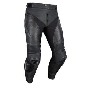 Oxford Nexus 1.0 Leather Motorcycle Trousers Stealth Black 1