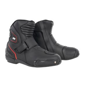 Oxford Omega Air Boots – Black/White/Red Oxford Omega Air Mens Motorcycle Boots Black White Red 1