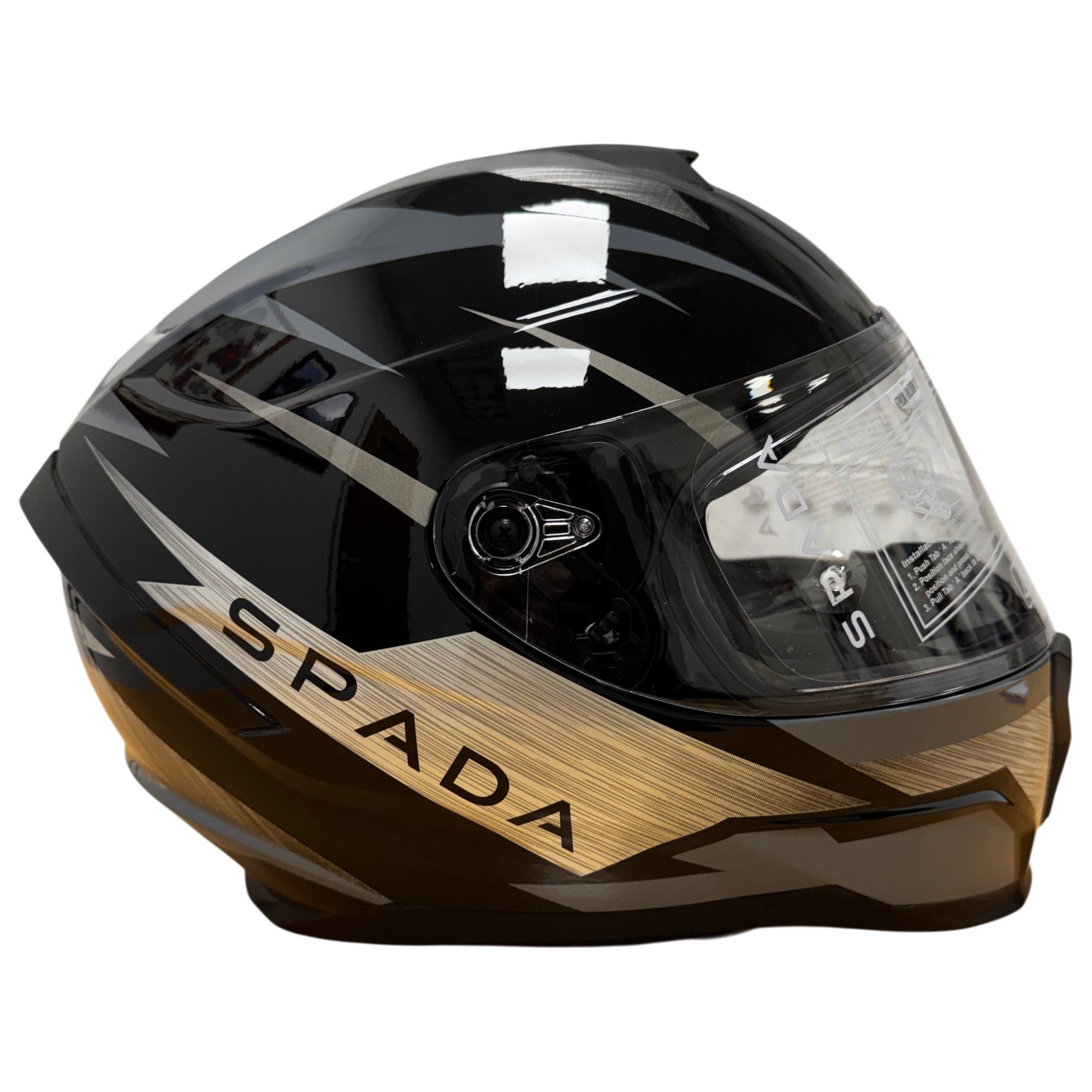 Spada Raiden 2 Thunder Motorcycle Helmet Grey: Ride Safe