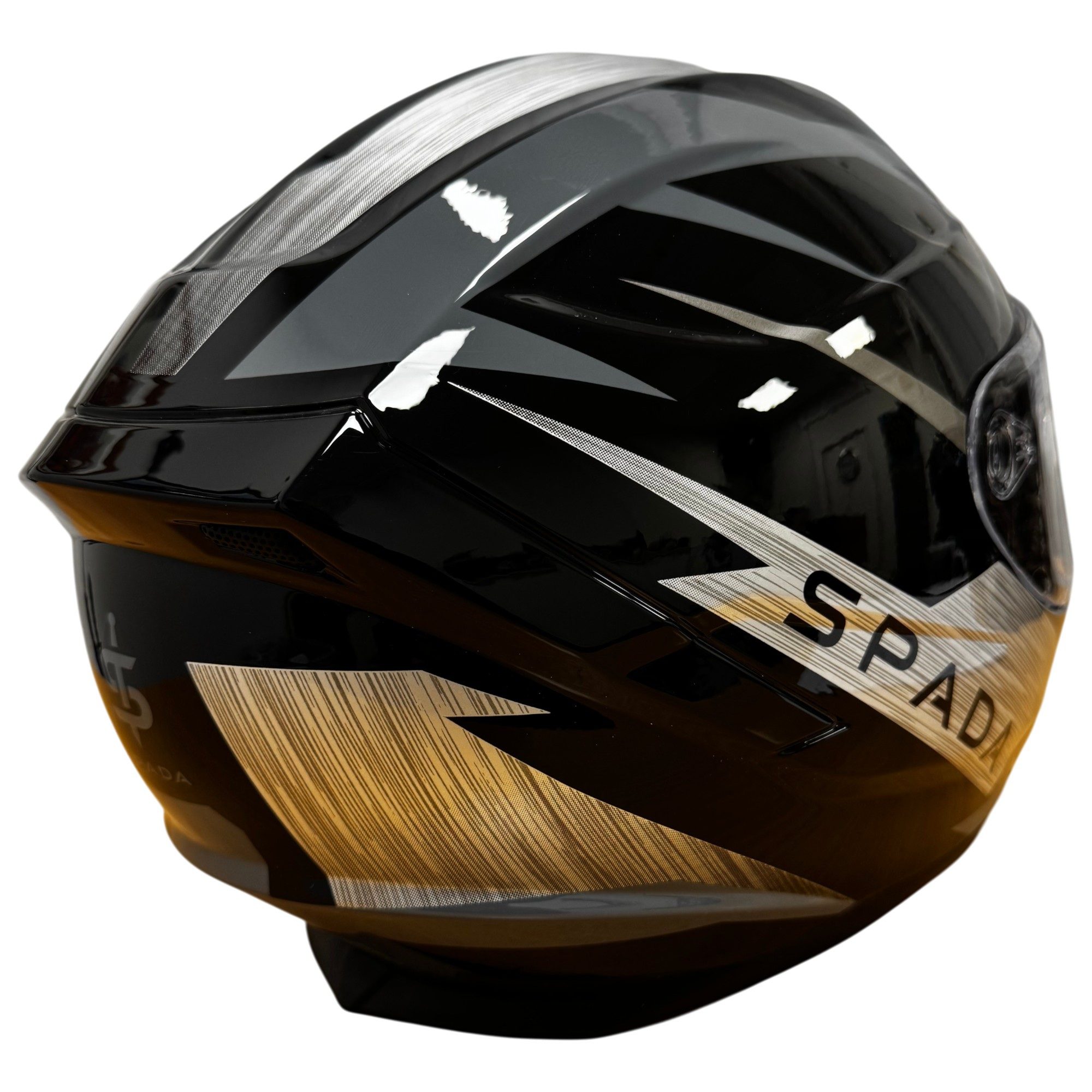 Spada Raiden 2 Thunder Motorcycle Helmet Grey: Ride Safe