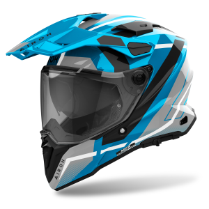 Airoh Commander 2 Mavick Helmet – Cerulean Blue Airoh Commander 2 Mavick Motorcycle Helmet Cerulean Blue 1