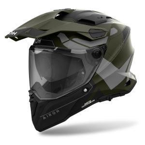 Airoh Commander 2 Reveal Helmet – Military Green Airoh Commander 2 Reveal Motorcycle Helmet Military Green 1