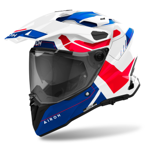 Airoh Commander 2 Reveal Helmet – Red/Blue Airoh Commander 2 Reveal Motorcycle Helmet Red Blue 1