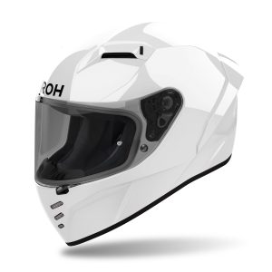 Airoh Connor Plain Motorcycle Helmet White 1