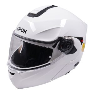 Airoh Specktre Plain Helmet – White Airoh Specktre Plain Motorcycle Helmet White 4